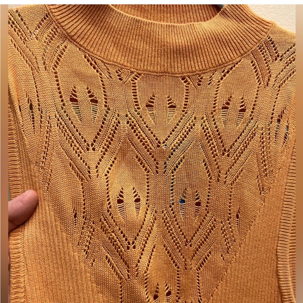 NWT Free People On Point Bodysuit- Orange Dreams -Size Large - Picture 4 of 5
